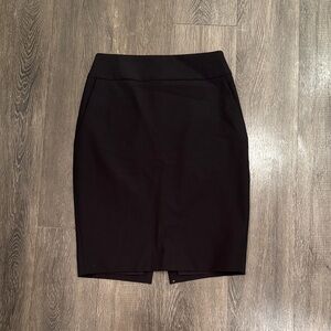 Express Classic Black Pencil Skirt